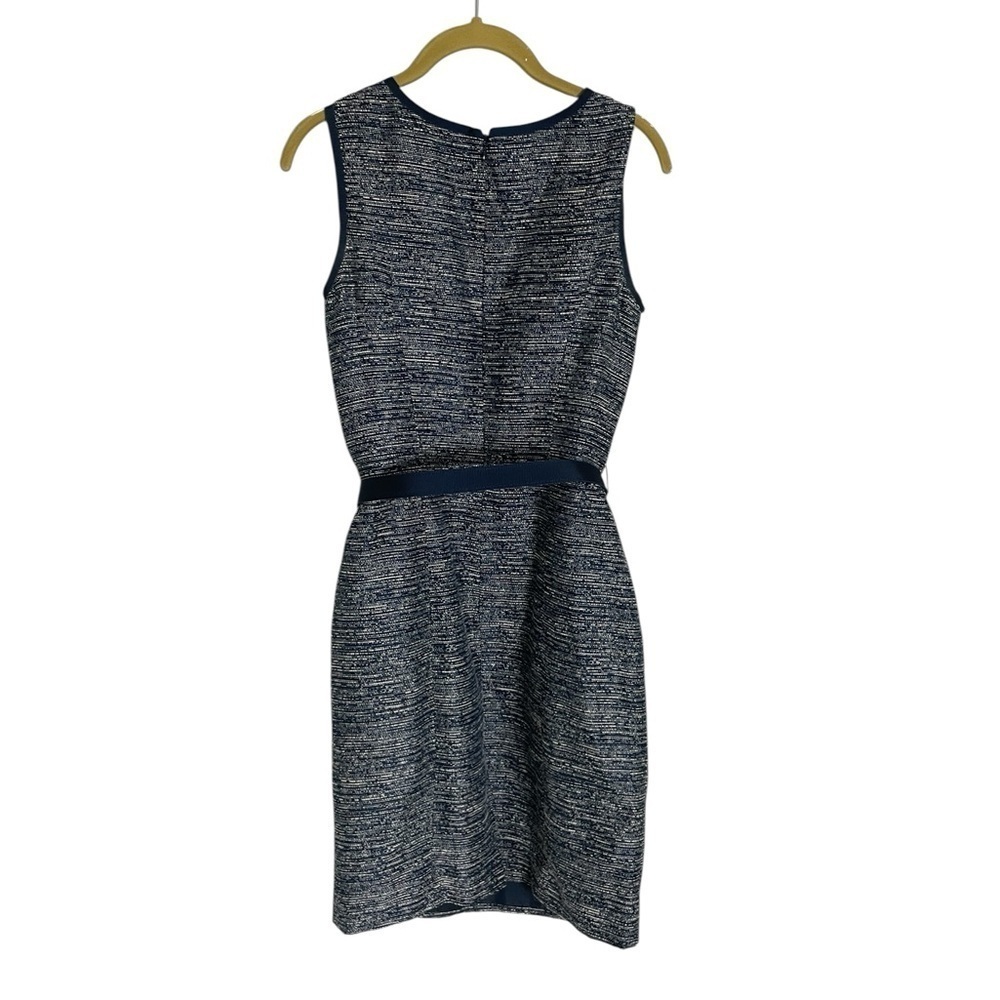 Theia Elegant Blue Sleeveless Dress 2